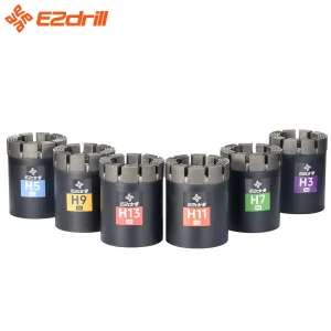 Broca de núcleo de diamante impregnado Ezdrill Hq para perforación de núcleos en minería y exploración