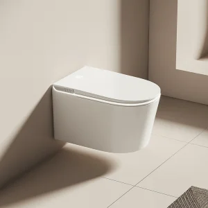 Chaozhou Factory Electric Ceramic Automatic Inductive Wall Hung Smart Toilet