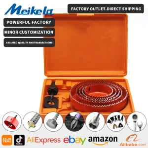 MeiKeLa Professional Metal Woodworking Hole Saw Tile Tool Cutter Drill Bit 5pcs Wood Hole Saw Set