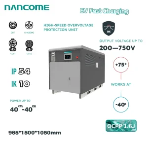 Nancome Modular Energy Storage System for EV Charging Support with Lithium Battery