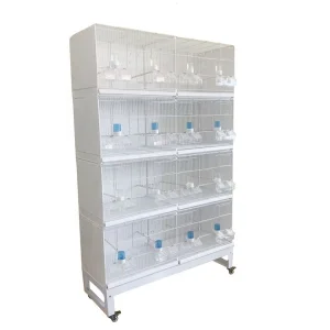 Stackable Collapsible Wire Canary Cages