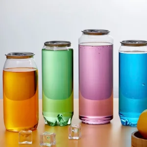 Slim Style Clear Plastic Cans