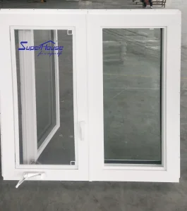 Superhouse High Quality Multiple Chamber UPVC Windows and Doors for Villas with Cheap Price