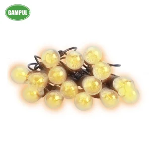 Hot Sale S14 Bulbs LED Solar Power String Light Outdoor Garden for Christmas Decoration