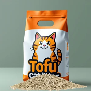 Natural Plant-Based Tofu Cat Litter 6L Pet Cat Clean Products OEM Factory