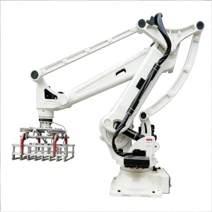 Used Fully Automatic Mechanical Arm Packaging Robot with PLC Motor Precision Industrial Palletizing Machine 600-800p/h Capacity