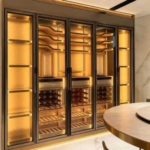 Stainless Steel Wine Cabinet