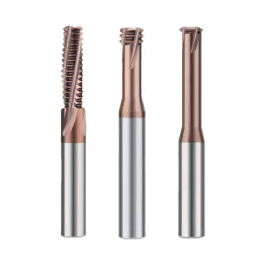 Customizable Single/Three/Full Flute Carbide Thread Mills Metric &amp; Inch Threading Tools for Versatile Material OEM Available