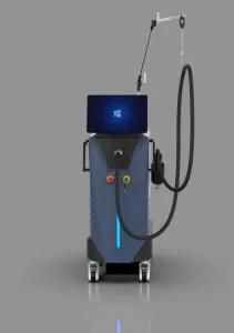 Km 755nm Alexandrite Laser Hair Removal Pigmented Lesion Treatment with 12 Spot Size