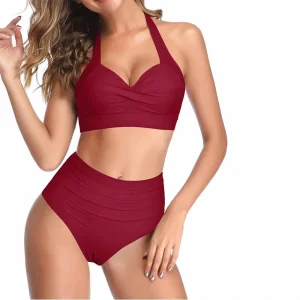 Latest Style Women 2025 Bikini Sets Customized Colors 100% Polyester Regular Fit Quick Dry Eco-Friendly Beach Swimwear