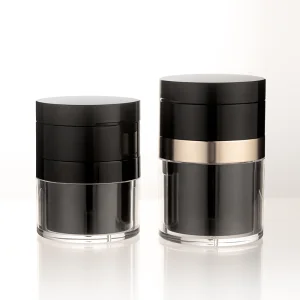 Hot Selling Luxury Plastic Airless Pump Jar Cream Cosmetic Packaging for Person Skincare
