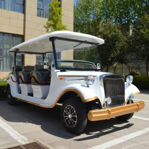 Luxury 12 Passenger Electric Classic Resort Shuttle