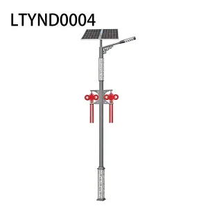 Eco-Chic Solar Path Light Featuring Traditional Chinese Knot Accents
