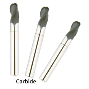 Custom 3Flute 30&deg; Helix Short Ball Nose End Mill with Neck Diamond Coated Solid Carbide CNC Milling Cutter for Graphite Aluminum