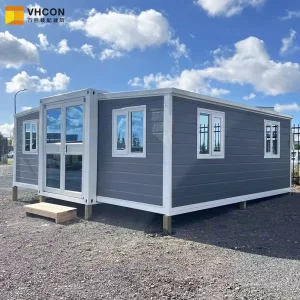 Venta Caliente Casa Contenedor Expandible Prefabricada de Alta Calidad con 3 Habitaciones