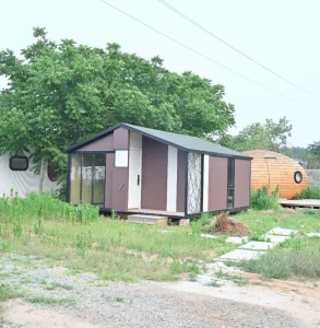 Casa Modular Dobrável para Resorts de Férias com Design de Espaço Interior Personalizado