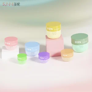 50g Heat-Resistant Thickened Round Custom Cosmetic with Lid PP Cream Sleeping Mask Plastic Lotion Jar