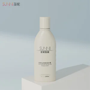 200ml Empty Body Lotion Flip Top Cap Squeeze HDPE Flat Shape Plastic Bottle