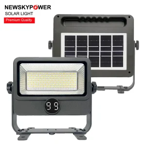Emergency Vehicle Warning Flash Sos Solar LED Magnetic Fence Rechargeable Security Floodlight