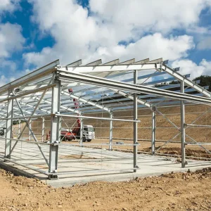 Custom Steel Warehouse Structure Industrial Storage Building For Warehouse Distribution Center