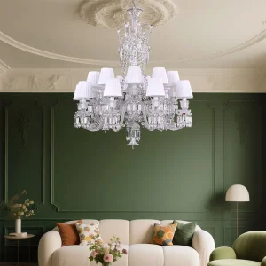 Luxury Villa K9 Crystal Chandelier Household Dining Table Interior Decorative Lamp Customizable