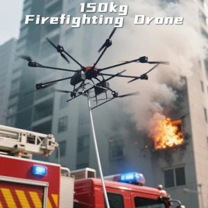 Heavy Duty China 150kg Aerial Uav Forest Building Bushfire Industrial Extinguisher Incendios Bomberos Firefighting Drone for Emergency Fire Fight Department