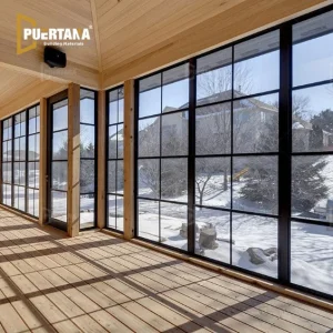 House Garden Windows Round Aluminium Corner Bow Tempered Glass Aluminum Bay Windows