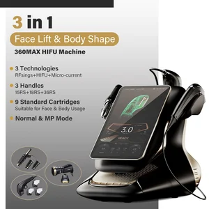 Newest Professional 3 in 1 Hif 25d Max 360 Face Neck Lifting Body Slimming Hiifu Machine