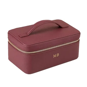 Classical Fashion Makeup Travel Leather Case