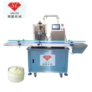 Máquina de llenado de crema de tipo lineal con inducción
