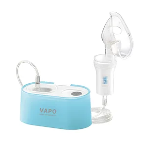 VAPO Quiet Electric Piston Compressor Nebulizer Low Noise Fine Vape DC Nebulizers Inhalers for Home Use Aerosol Therapy