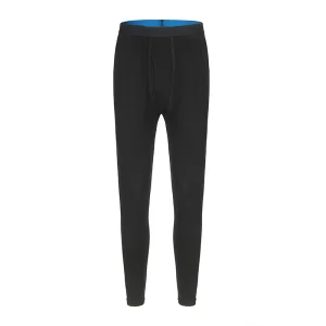 Solid Color Fit Breathable Merino Wool Base Layer Pant