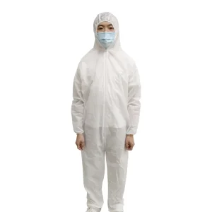 Mono desechable impermeable antistático de microporo ropa de protección