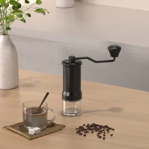 Molino de café manual de acero inoxidable para cocina casera