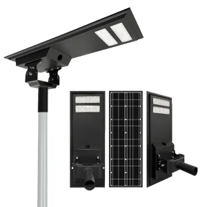 50W 70W 80W 100W Integrated Solar LED Street Light for Outdoor Use IP65 Rating Battery Power Supply