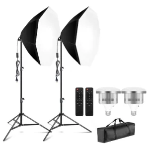 Octagon Softbox Light Kit