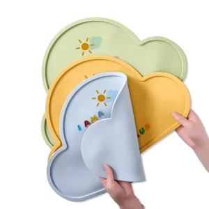 BPA-Free Custom Logo Silicone Place Mat For Kids