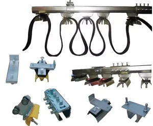 Galvanized Steel C Rail System For Eot Crane 6m Track For Cable &amp; Hose Support Heavy-duty Festoon System For Mobile Equipment