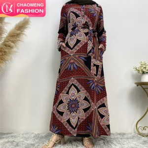 Floral Printed Middle East Maxi Dress Austria
