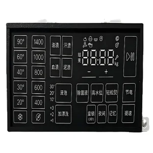 Front Door Washing Machine Control Panel Cover Float Glass