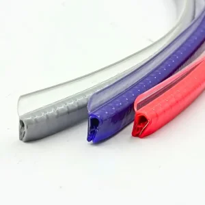 U Type PVC Door Seal Strip with Clear Edge for Enhanced Impact Protection and Window Sealing