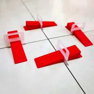 Plastic Tile Leveling Wedges for Large Format Tile Installation Heavy Duty Tile Wedges for Big Size Porcelain Tile
