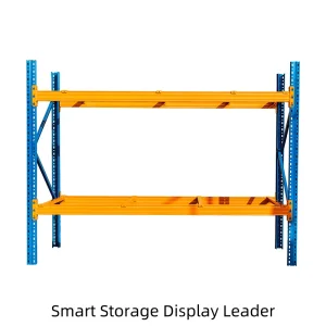 Structural Pallet Racking for Heavy Loads in Industrial Warehouses with Roll-Formed Beams and Powder Coating