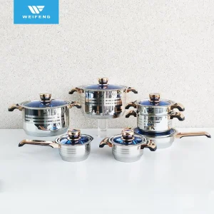 Custom Stainless Steel Cookware Set
