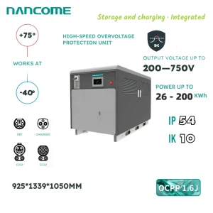 Nancome 200kwh Mobile Battery Energy Storage EV Charging Solution