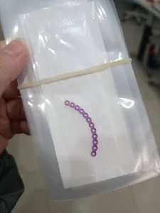 Micro Straight Plate 0.6mm Thickness, Maxillofacial Trauma Orthopedic Implant