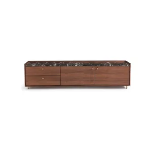 TV Stands Walnut Veneer Home Furniture From HCM Living Room Wood For Living Room, Luxury Hotel and Resort