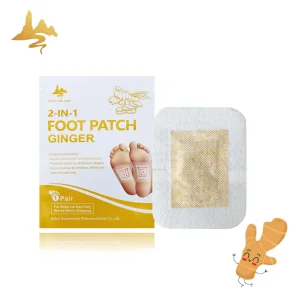 Hot Selling Vinegar Bamboo Healthy 2-in-1 Ginger Detox Foot Patch