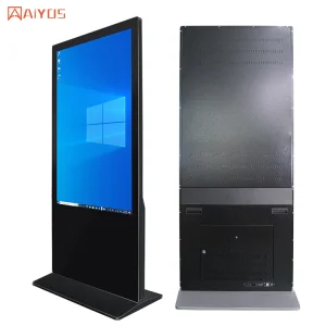 Touch Screen Kiosk 4K Floor Standing Vertical TV Indoor Advertising Player Display Screen UHD LCD LED Digital Signage