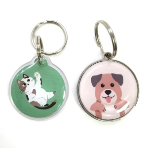 GPS Tracker Pet ID Tags Pet Product Custom Smart Pet Tag for Collars